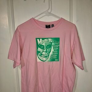 “OBEY” -Brand Graphic T-Shirt (Misfits Collab.)